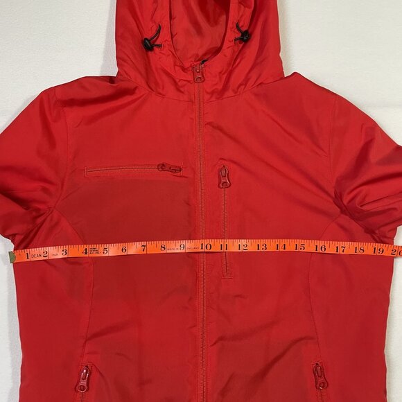 BAUBAX EUC Hooded Red Water
Repellent Travel Jacket. All Seasons. Size M. - Picture 14 of 16